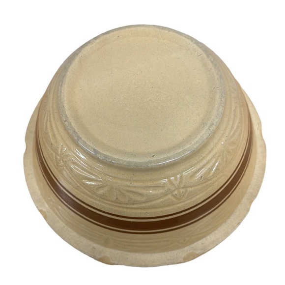 Antique Robinson Ransbottom RRP Pottery 305 Yellow Mixing Bowl Roseville Ohio - Picture 7 of 10